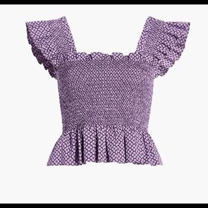 Hill House Paz Top Purple